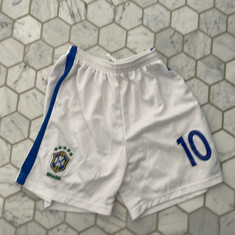 Neymar Brazilian national soccer team shorts size 14